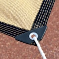 Miniatyrbillede 4 af 5: Beige Skyggedug Rektangulær Skygge Sejl 90% UV-Resistent Åndbar og Modstandsdygtig Skyggedug til Drivhus Pergola Have Swimmingpool (2x8m)