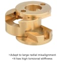 Miniatyrbilde 2 av 5: Oldham-kobling for 3D-printer VzBoT Z-skrue Hot Bed 3D-printer Z-skrue