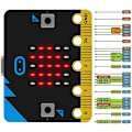 Miniatyrbilde 4 av 5: Utviklingskort: Bit V1.5: Bit/Qtruck/Python Utdanning Programmerbar Robot BBC Microbit Smart Bilsett for DIY