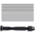 Miniatyrbild 1 av 5: Handborr Set Precision Pin Vise med 49 Mini Twist Borrkronor för Modell, DIY, Multifunktionellt Borrverktyg för Rotationsverktyg, Metall, Trä, Etc.