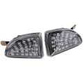 Miniatyrbilde 1 av 5: 2 stk dynamisk flytende LED-markeringslys sideblinklys passer til Smart Fortwo W451