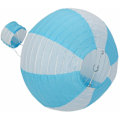 Miniatyrbillede 3 af 5: 12 Tommer Varmtluftballon Papir Lanterne Lampskærm Loftlampe Bryllupsdekoration, Blå Striber