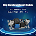 Miniatyrbild 2 av 5: LM2596S DC-DC Spänningsomvandlaremodul 3A Justerbar Spänningsomvandlaremodul LM2596 Spänningsregulator 24V 12V 5V 3V