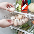Miniatyrbild 4 av 5: Unik Design Kylskåpslåda Organizer Utdragbara Behållare Frysförvaring Ägg Fruktbehållare Förvaring B