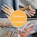 Miniatyrbild 5 av 5: Julklappsstickers för naglar, 5D stereoskopiska präglade julnaglar