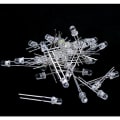Miniatyrbilde 3 av 5: 40 stk 3mm hvite LED lysdioder DC 2.5V-3V