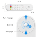 Miniatyrbilde 3 av 5: A04 Smart Stemmefjernkontroll Luftmus 2.4G Mini Trådløst Tastatur med Gyro Fjernkontroll for Android TV-boks PC Projektor