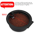 Miniatyrbilde 5 av 5: Gjenbrukbare Kaffe Kapsler, Kompatibel med -S Maskiner, Påfyllbare Kaffe Pods med 60ml Kaffe Filter