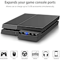 Miniatyrbillede 1 af 2: 5-port USB-hub til Ps4 Slim Edition High Speed ​​USB 3.0/2.0-adapter
