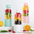 Miniatyrbillede 4 af 5: Bærbar blender, juicerkop med 450 ml 6 BPA-fri klinger til sport og rejser, mini blender blender til smoothies og milkshakes, julegave til