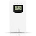 Miniatyrbild 1 av 3: Tillbehör till väderstation, trådlös temperatursensor för utomhusbruk, ersättningssensor, neutral vit