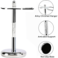 Miniatyrbillede 2 af 5: Chrome Razorbørsteholder Razor Stativ (Sølv)