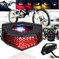 Miniatyrbillede 4 af 5: Universal Motorcykel LED Blinklys Modificeret Baglygte Bremslys Fenderkant Cafe