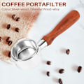 Pikkukuva 3 / 5: 54 mm:n pohjasuodatinpidike Barista-sarjalle ja kahvikoneille, suodatinpidike suodatinpussilla
