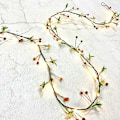 Miniatyrbild 3 av 5: 6,6 fot Tiny Flower and co.ukuit Vine Fairy String Lights 20 LED Konstgjorda Blommor Dekorativa Nattlampor Batteridrivna String Lights för Jul