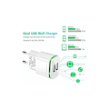 Miniatyrbild 4 av 4: USB-strömadapterladdare, 2-pack 2.1A 5V 2 portar universell LED-strömadapterersättning för iPhone 11 XR X XS Max 8 7 6 6S Plus 5S, Samsung Galaxy/