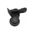 Miniatyrbillede 3 af 5: 1 par sorte kufferter med 360 graders drejelige hjul 91x107x49mm - BQLZR