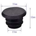 Miniatyrbilde 2 av 5: 100 stk Styreender Plugger Veisykkel Styre Plastgrep