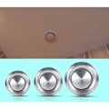 Miniatyrbillede 2 af 5: Justerbar Rund Luftudluftning Væghængt Sølv Justerbar Loftventilation Rustfrit Stål Rund Ventilationskanal (100 mm)