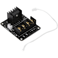 Pikkukuva 1 / 5: 3D-tulostimen kuumapedin MOSFET-laajennusmoduuli 2-napainen Anet A8 A6 A2 yhteensopiva musta