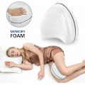 Miniatyrbilde 2 av 5: Soveputer for sidesøvn, ergonomisk pute for ben, minneskum pute for ben, knepute for sidesøvn