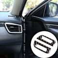 Miniatyrbilde 2 av 5: 2 stk. ABS-fiber senterkontroll sideluftuttak trim for 2014-2018 dekorasjonsklistremerker