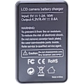 Miniatyrbilde 2 av 4: Smart Oppladbart Batterilader LCD-Skjerm Enkelt Spor med USB-Kabel for -10L