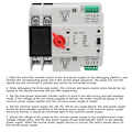 Miniatyrbillede 5 af 5: 220V ZGQ5-100 Transmission Switch/2P Automatisk Transfer Switch med Dobbelt Strømforsyning Bidirektional Transmission Switch Controller