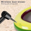 Pikkukuva 2 / 5: Paineilmapuhallin, 6000MAh Langaton Sähköinen Paineilmapuhallin USB Ladattava Näppäimistön Puhdistus Tietokoneelle, Autolle, Kotitaloudelle