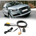 Pikkukuva 2 / 5: 12V MMI 2G Auton Bluetooth AUX-sovitinkaapelit Musiikkiääni Mikrofoni A6 A8 2006-2008 J523 Vain AV1 AV2 -tilaan