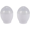 Miniatyrbilde 1 av 5: Mini søt dampet eggkopp for bølgeovn, kokt eggkopp for praktisk og næringsrik lunsj, 2 stykker