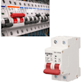 Miniatyrbilde 2 av 5: IP65 Vanntett Solcelle Automatsikring DC Miniatyr Automatsikring 2P 1000V 63A 6KA DC Solcelle Automatsikring DIN Skinnemontering DC Frakobling Bryter