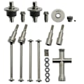 Miniatyrbilde 3 av 5: Metall Differensial og Drivakselsett for SCY 16101 16102 16103 16201 Pro 1/16 Børsteløs RC Bil Oppgraderingsdeler