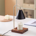 Miniatyrbilde 3 av 5: Dimbar Logg Lysvarmer for Stearinlys, Kontrollvokslampe med Pære, AC220V Sort EU-plugg