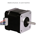 Miniatyrbillede 3 af 5: 2 stk. 12V 42mm Trindemotor til 3D-printer Robot CNC 1,8 grader NEMA17 2-faset