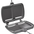 Miniatyrbilde 4 av 5: Sandwichmaker for å lage smørbrød, dobbeltsidig nonstick bakeplate, pølsegriller, frokostmaker, pannekaker