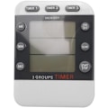 Miniatyrbilde 1 av 5: Digital Timer 100 timer Triple nedtelling/klokketimer Kjøkken timer med LCD-skjerm