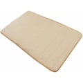 Miniatyrbillede 1 af 5: Skridsikker bademåtte i memory-skum til badeværelset, mikrofiber (beige, 40 x 60 cm) -