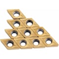 Miniatyrbillede 4 af 5: Æske med 10 stk. Blades Rotary Inserts Cnc Fræsere Diamantform Carbide Dcmt070204 Us735 Dcmt51.51 Drejeværktøj Trådning Til Stål Til Drejebænke, Fræsning