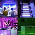 Miniatyrbilde 4 av 5: 20M Lys RGB 3528 Fargeskiftende LED Fleksible Lys med 44-Tasters Fjernkontroll for Soverom TV Lyslist EU-Plugg