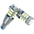 Miniatyrbillede 5 af 5: 2 stk. Bil LED Blinklys 3030 27Smd T15 Baklygte Dekodning Brems Halepære Udskiftning Sort og Hvid