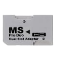 Miniatyrbild 1 av 5: Kortläsare SD TF-kort Adapter till Pro Single Dual Slots för PSP-kontroller för PSP-kort