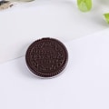 Miniatyrbillede 4 af 4: Mini Chokolade Formet Makeup Spejl Kompakt Lomme Bærbar Foldbar Spejl med 1 Kam Gave Spejl 1 stk -