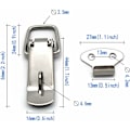 Miniatyrbild 2 av 5: Pieces Lever Latch Spring Latch Toggle Rostfritt Stål - Silver HS-009 HIASDFLS