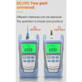 Miniatyrbilde 4 av 5: Optisk fiber fotometer optisk kabeltester optisk fibertester -70 dBm til +10 dBm