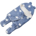 Miniatyrbilde 4 av 5: Høst Tynn Baby Swaddle Sovepose For Nyfødte Dobbelt Lag Vogn Tepper For