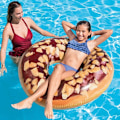 Miniatyrbillede 2 af 5: Donut rørformet redningsbøje i chokolade og hasselnød - 114 cm