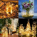 Miniatyrbillede 3 af 5: Soveværelses Lysstreng [Sæt af 2] 10M 100LED Mini Batteridrevet LED Lysstreng Indendørs & Udendørs Dekoration Lys Fe Lys til Soveværelse Jul