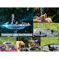 Miniatyrbillede 2 af 5: Havefontæne, Solatec Solar Springvand Solenergi pumpe 1,4 W - Nedsænkelig pumpe til dam, swimmingpool, have, akvarium.