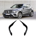 Miniatyrbild 4 av 5: Bumper Splitter Spoiler Dimljus Canard för GLC Klass X253 2016-2019 GLC260 300 GLC43 Svart